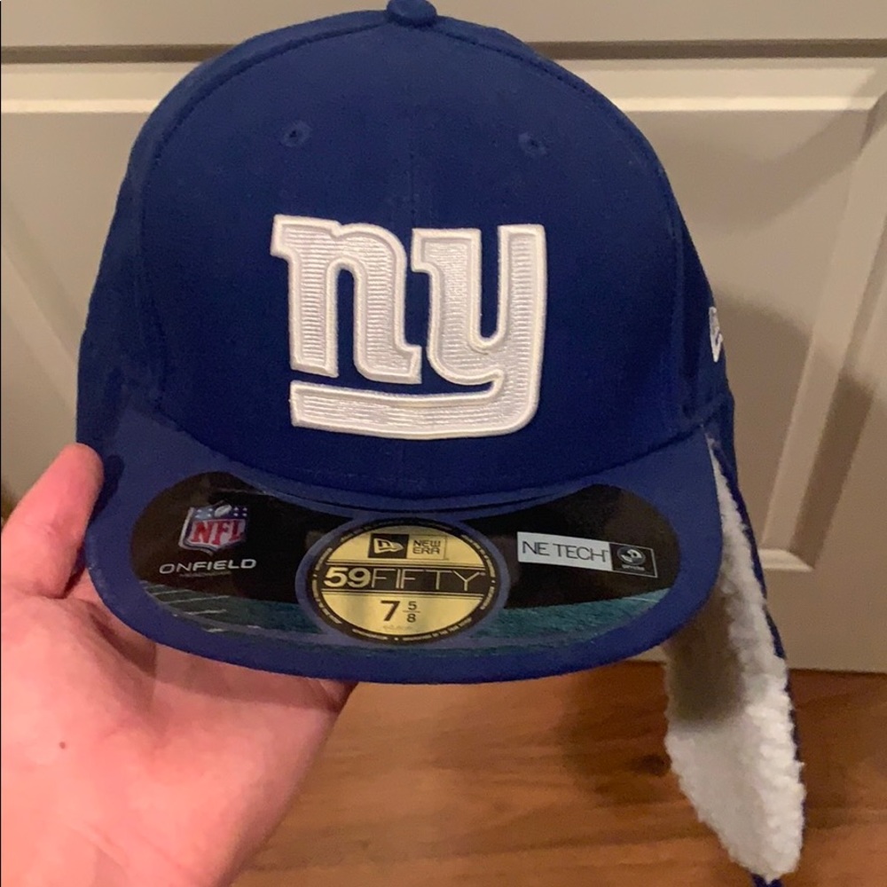 NYG Giants New Era 59FIFTY Faux Sherpa Dog Ear Hat